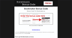 Desktop Screenshot of bonuscodebookmaker.com